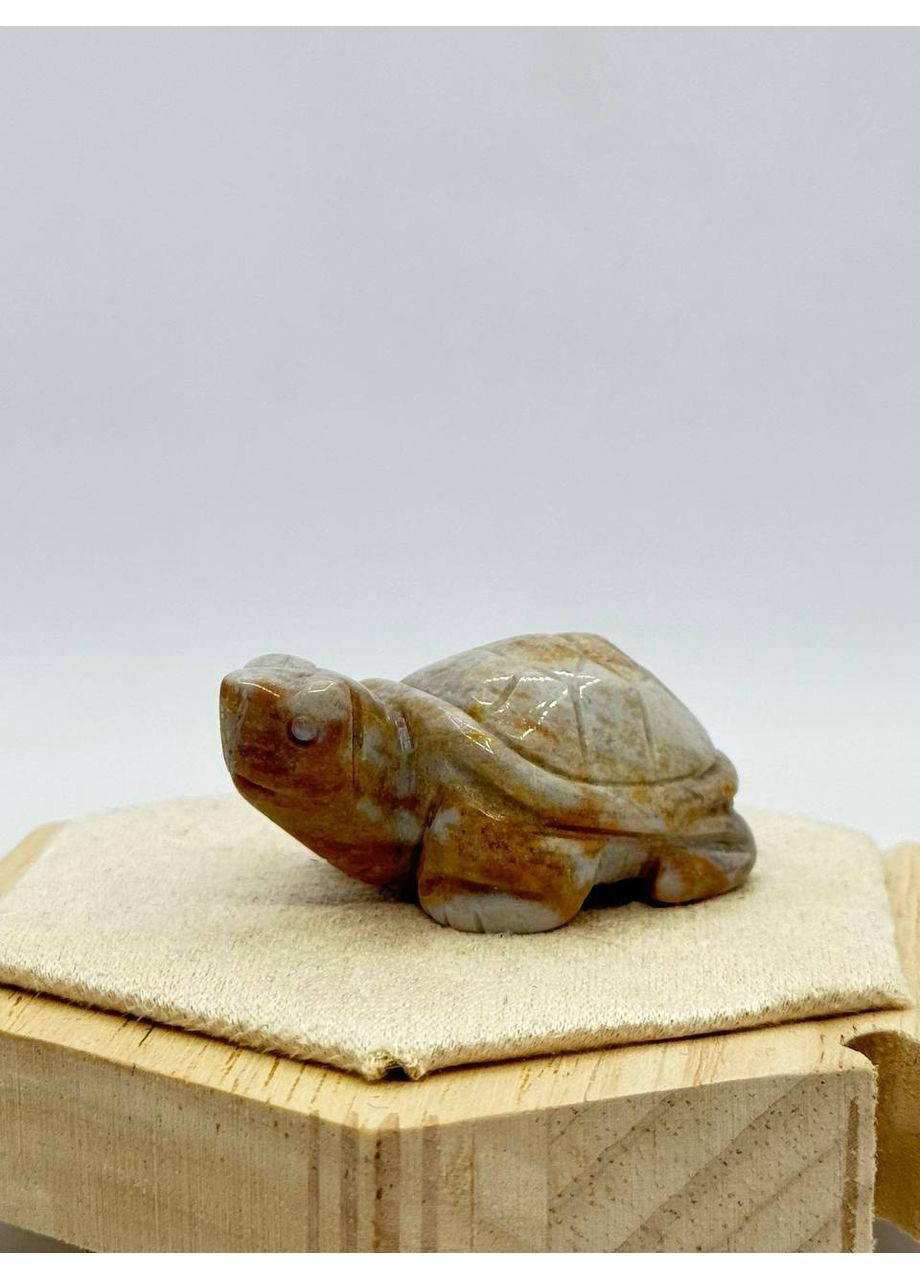 Черепаха з яшми 55*32 мм Сірий No Brand (361319789)