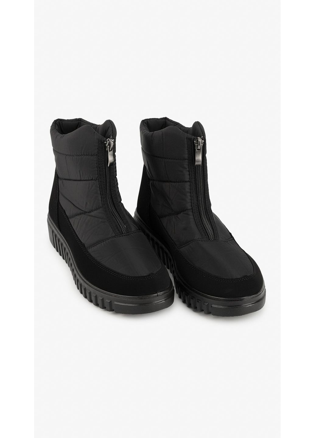 Зимние сапоги дутики женские 4405 черный shop (2000999323768) Progress