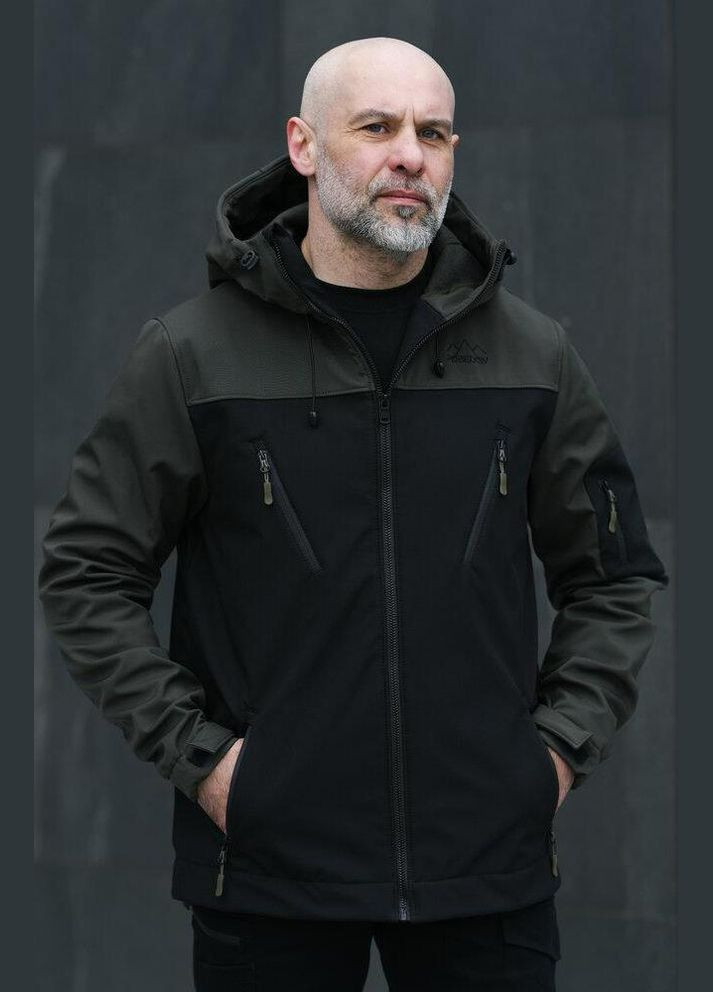 Комбинированная демисезонная демисезонная непромокаемая мужская куртка No Brand