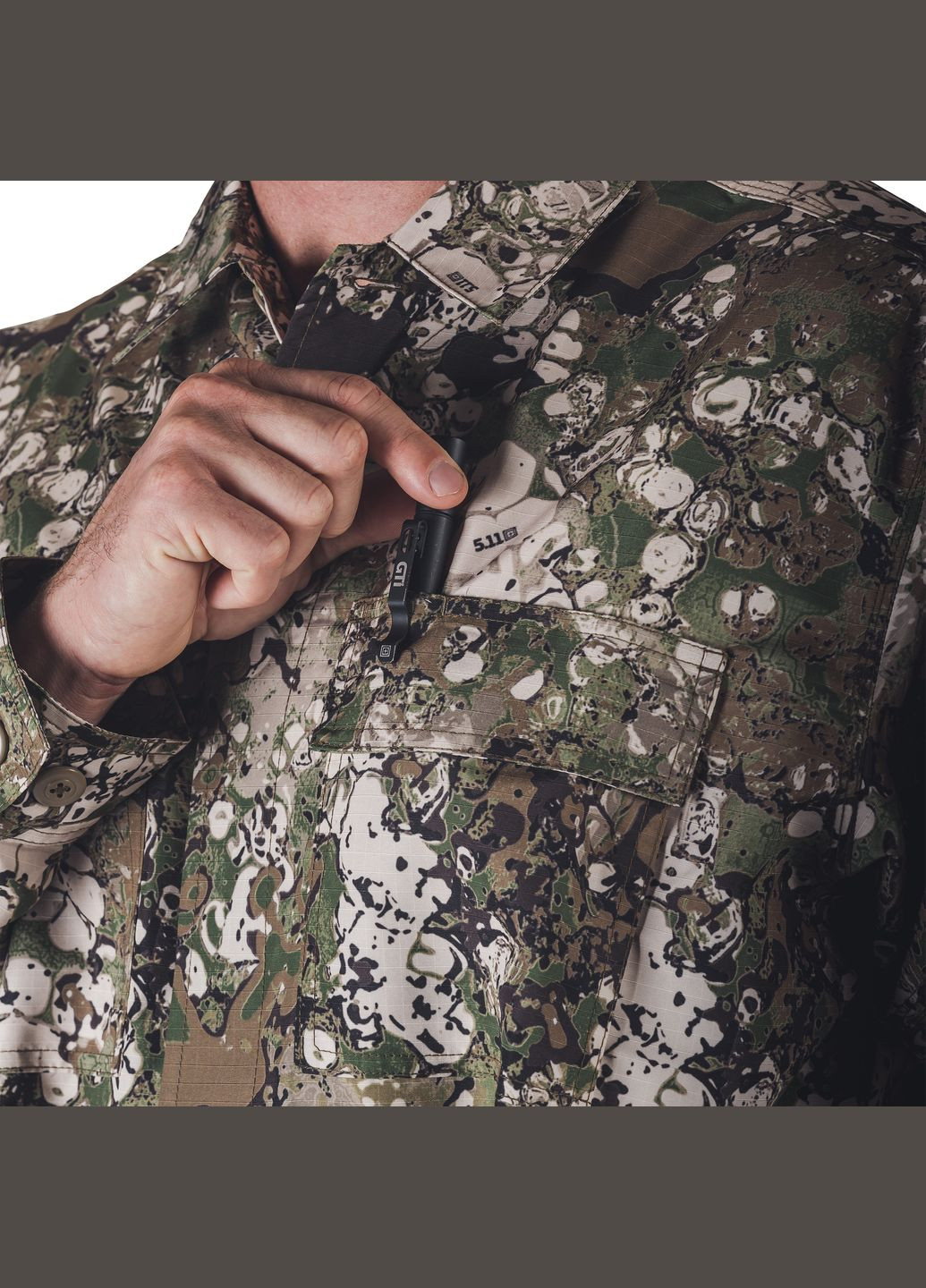 Сорочка тактична GEO7 Fast-Tac TDU Long Sleeve Shirt Terrain 5.11 Tactical (315822589)