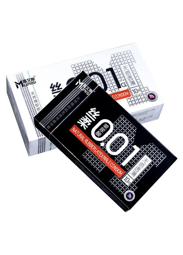 Black з підвищеною кількістю змазки 0,01 мм, 10 шт - CherryLove Muaisi (293149633)