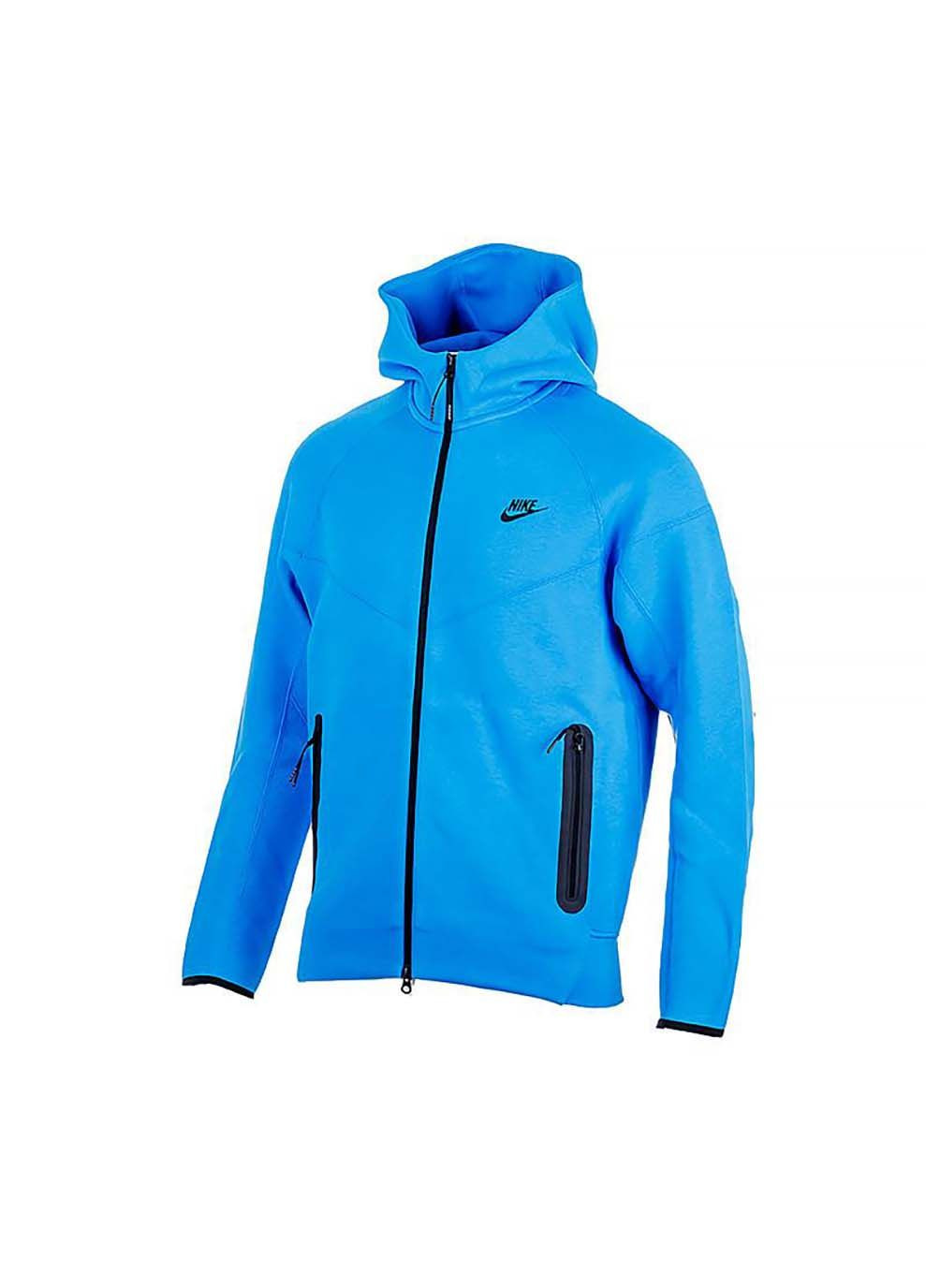 Чоловіча Толстовка M NK TCH FLC FZ WR HOODIE Синій Nike (367596786)