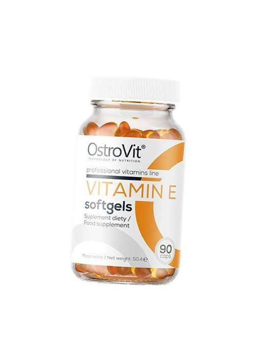 Витамин Е, Vitamin E Soft, 90капс (36250041) Ostrovit (293257192)