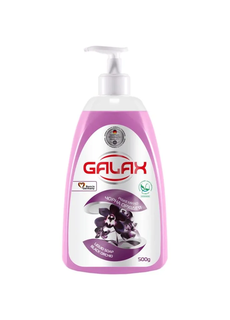 Рідке мило Чорна орхідея 500 г (4823128000839) Galax (391124492)