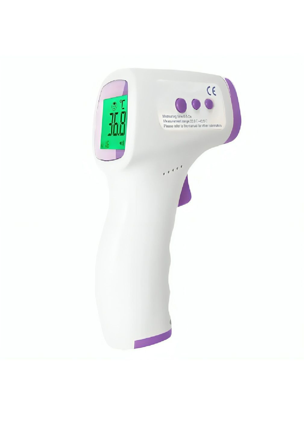 Бесконтактный инфракрасный термометр пирометр с дисплеем оповещением о высокой температуре 2 режима измерения (480043-Prob) Unbranded (328647226)