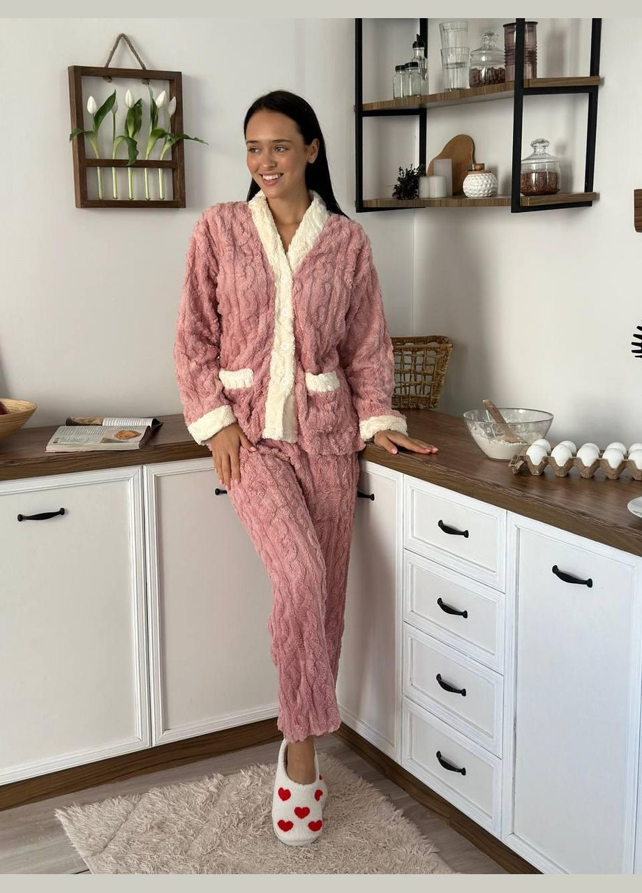 Розовая женская пижама розовая xs (3148/1) GT