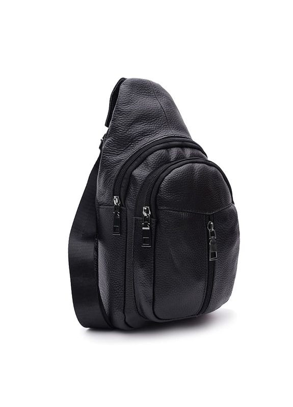 Чоловічий шкіряний рюкзак K1085bl-black Keizer (311553203)