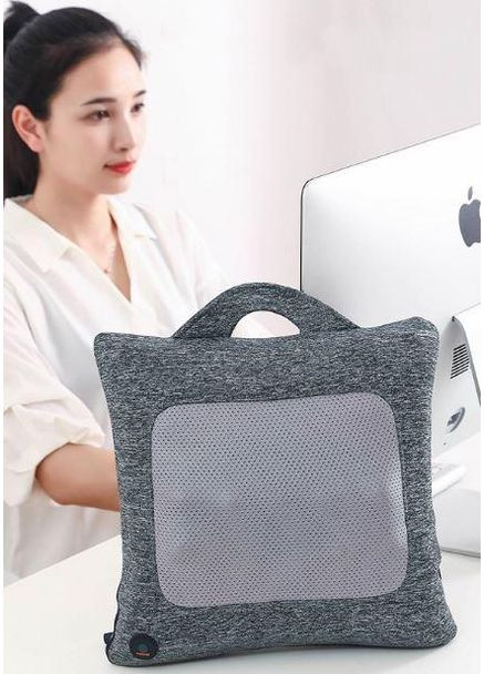 Масажна подушка для шиї AM-759, роликовий масажер з підігрівом BenBo (361220290)