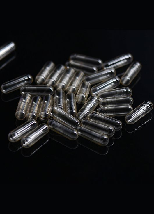 Капсули желатинові "1" прозорі порожні 100 шт. 0,50 мл тверді Желатинові капсули для ліків China (279835765)
