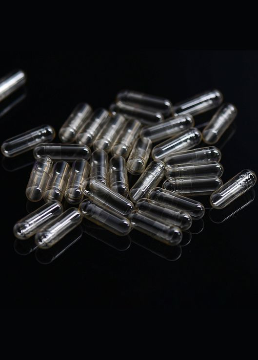 Капсулы желатиновые "1" прозрачные пустые 100 шт. 0,50 мл. твердые Желатиновые капсулы для лекарств China (279835765)