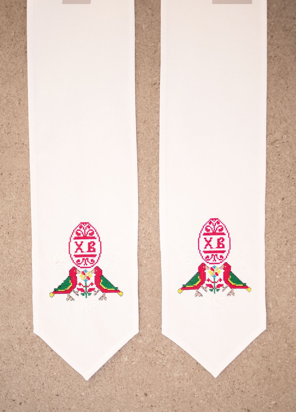 Пасхальный бант белый «Христос Воскрес» Едельвіка Бант на великодній кошик (325860781)