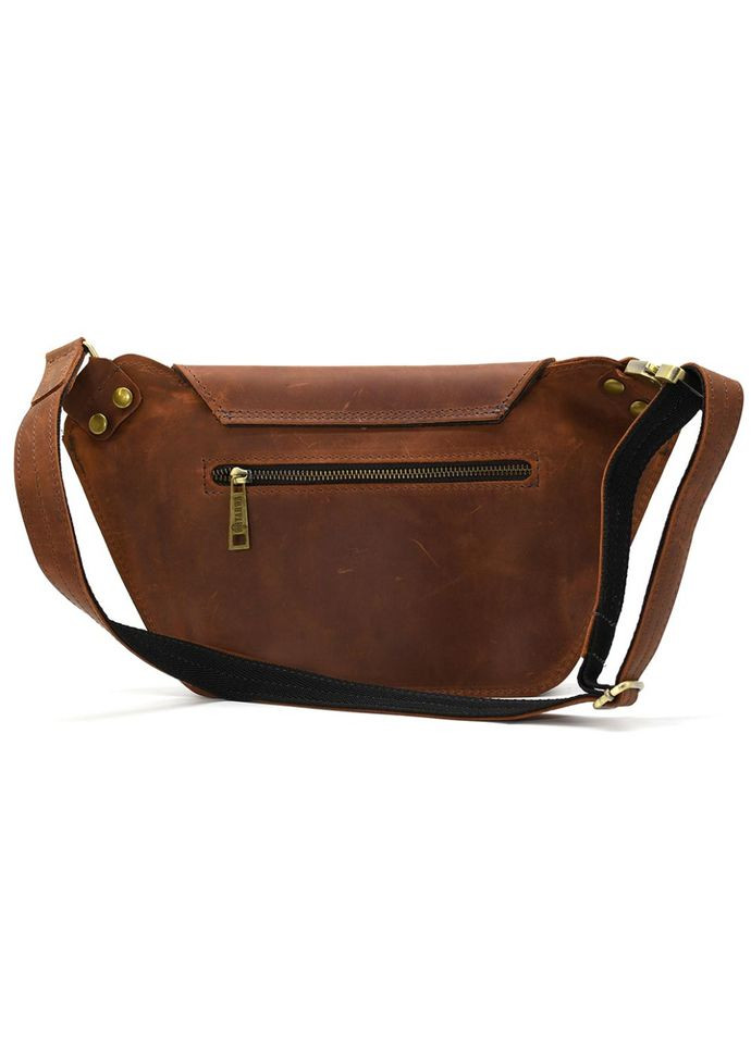 Кожаная бананка напитная коньячная RB-8128-3md TARWA (316503392)