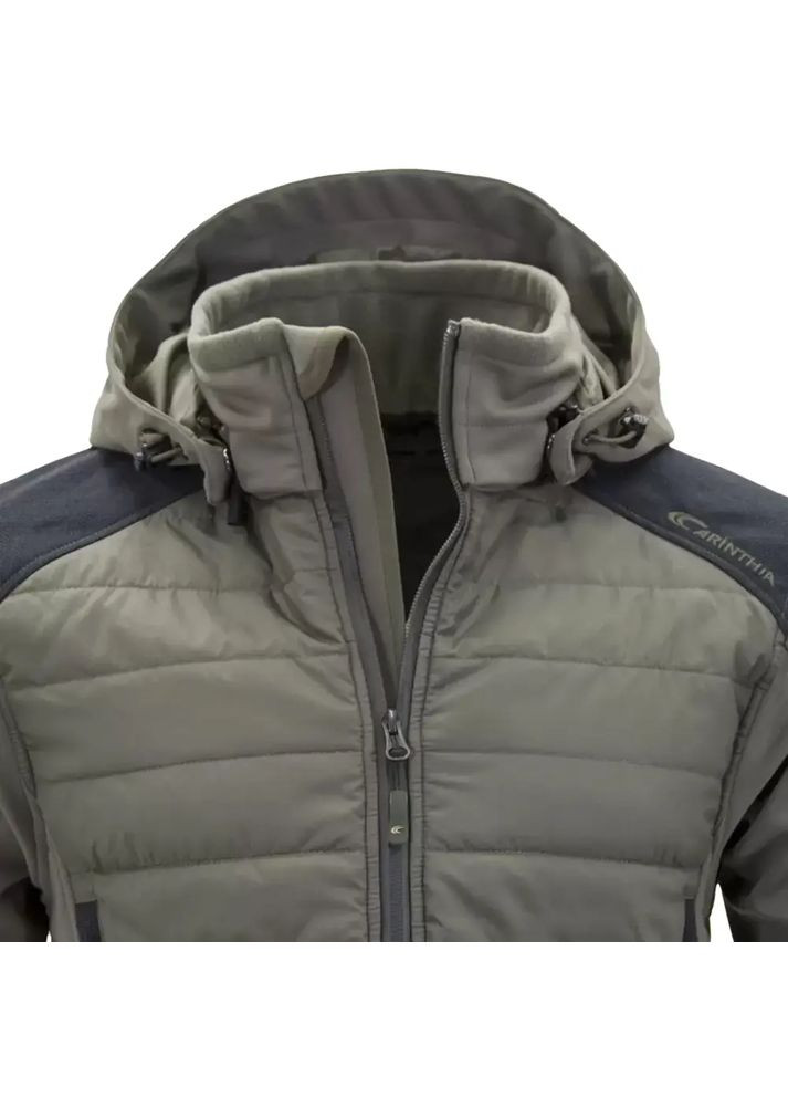 Оливковая демисезонная куртка carinthia g-oft isg 2.0 jacket olive No Brand
