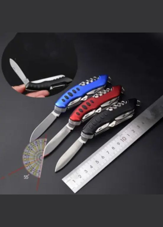 Мультитул, нож складной 11 в 1. No Brand (294721506)