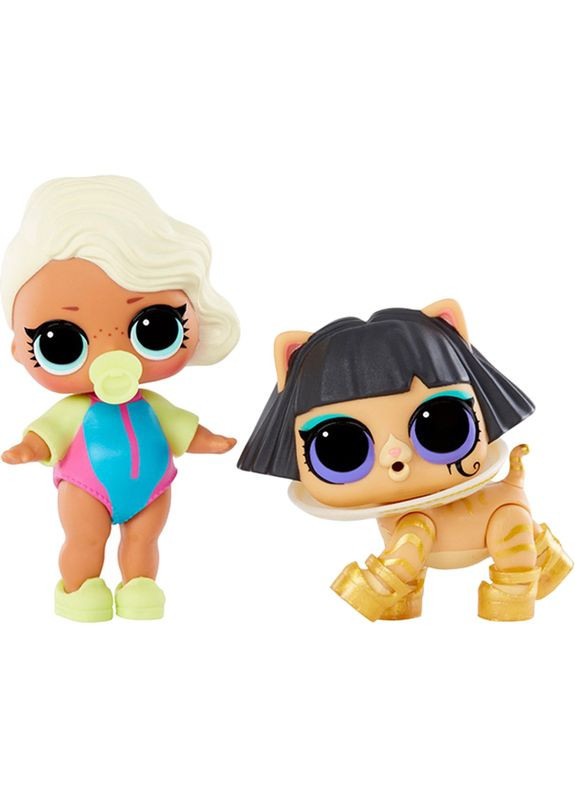Набор фигурок серии OPP Tot + Pet Серфер Бейби и Мяу (987819) L.O.L. Surprise! (323238544)