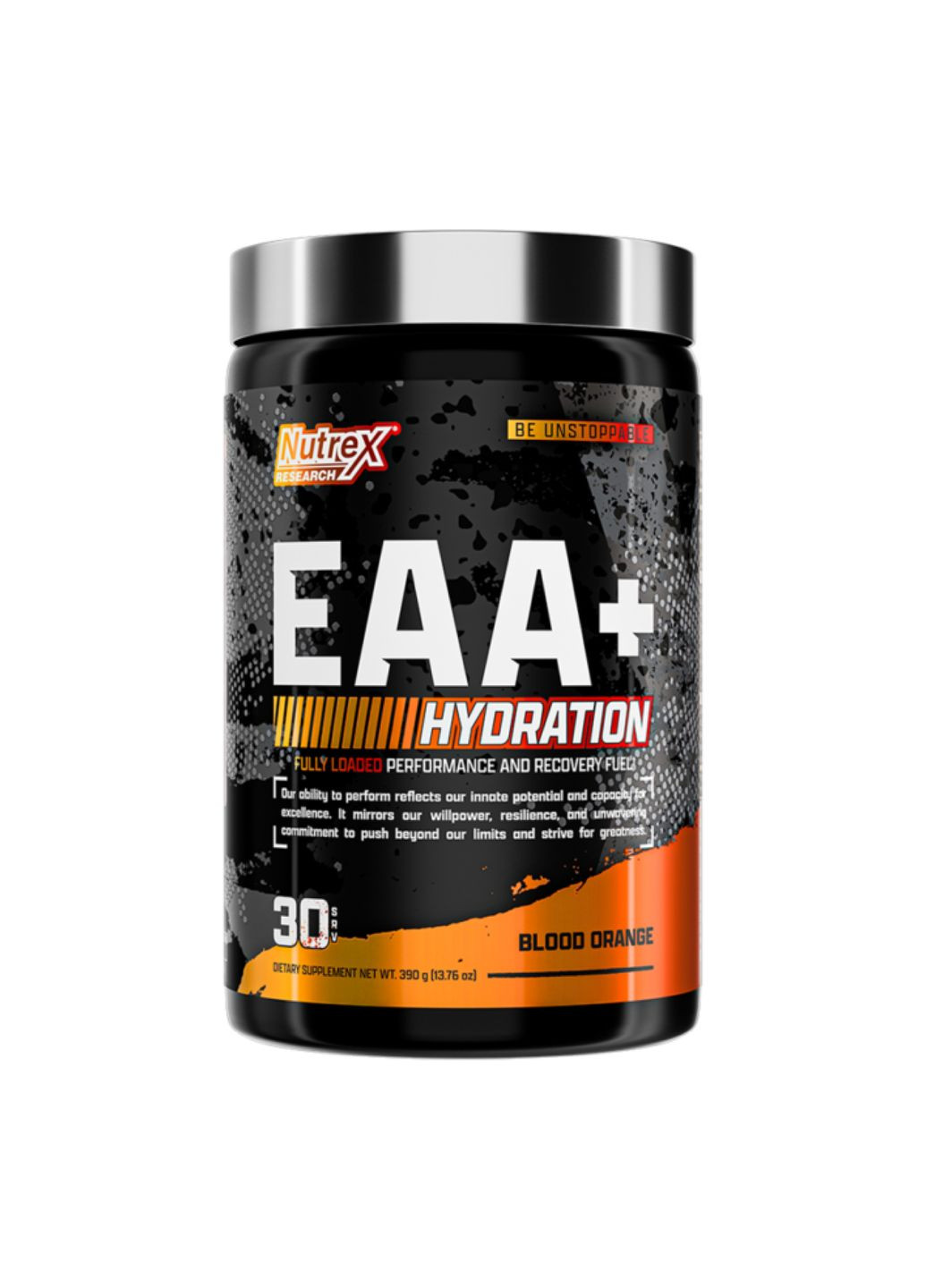 EAA Hydration 30srv Blood Orange комплекс амінокислот для енергії та відновлення спортивний напій Nutrex (368980480)