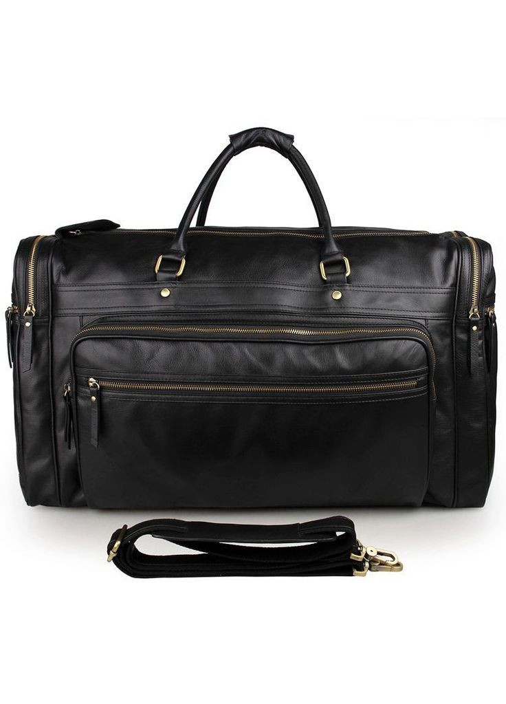 Ексклюзивна дорожня сумка для чоловіків із натуральної шкіри JD7317-1A John McDee (298683819)