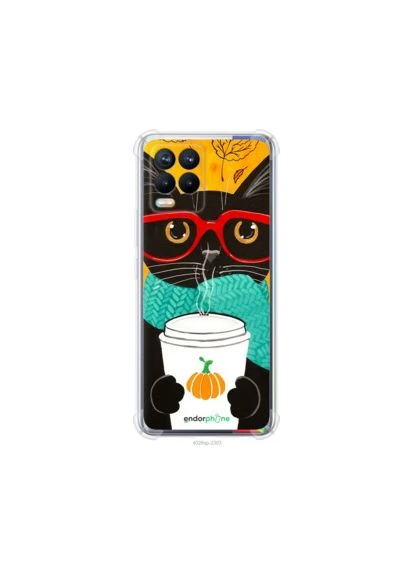 Чехол на Realme 8 Осенний кот "4026sp-2303-2448" Endorphone (365809554)