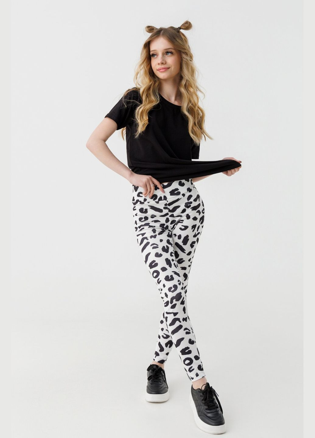 Лосини з візерунком для дівчинки 43126 152 см (2000990541215S) shop (2000990541215) Тімі Текс (364875696)