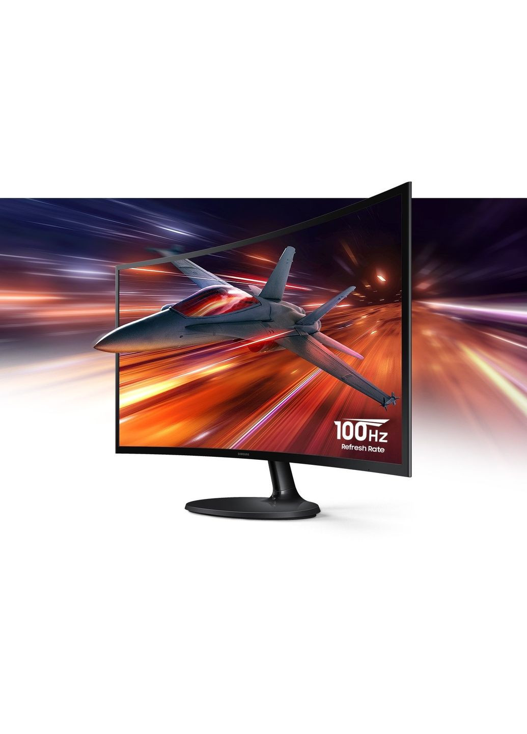 Монiтор 24" Essential S3 LS24D360 (LS24D360GAIXUA) VA Black Curved 100Hz Samsung (367074052)