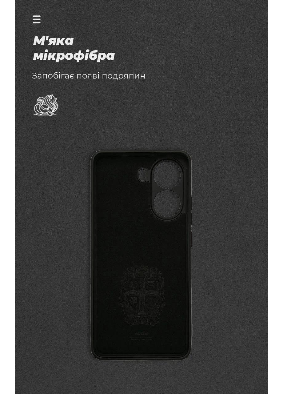 Чохол ICON для Xiaomi Poco X7 Pro Camera cover Black (ARM82741) KLB ArmorStandart (389860303)