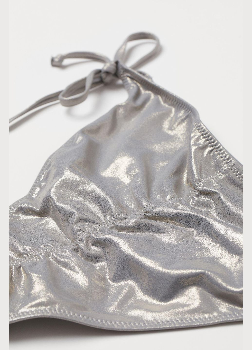 Серебряные купальные трусики-плавки,серебристый, H&M