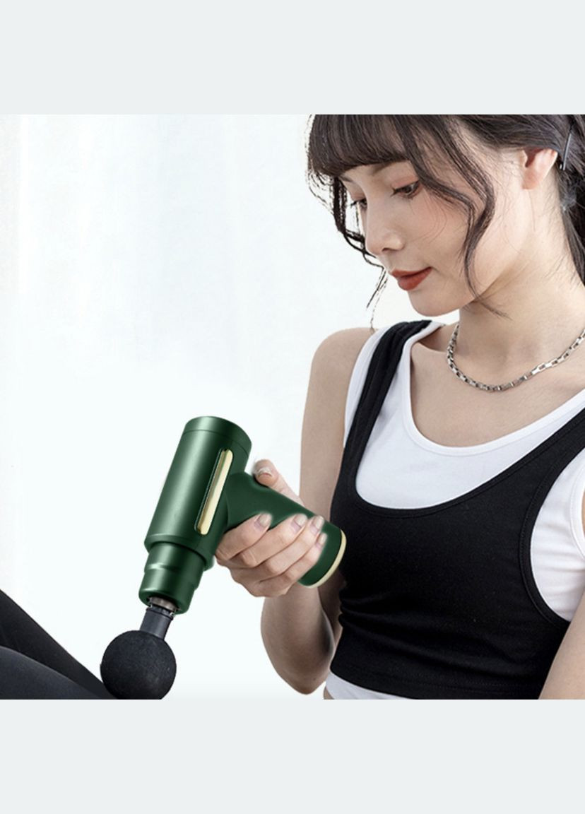 Массажер для тела, MINI FASCIA, 4 насадки, функция вибромассажа тела, WEIMZ -0819 No Brand (340274117)