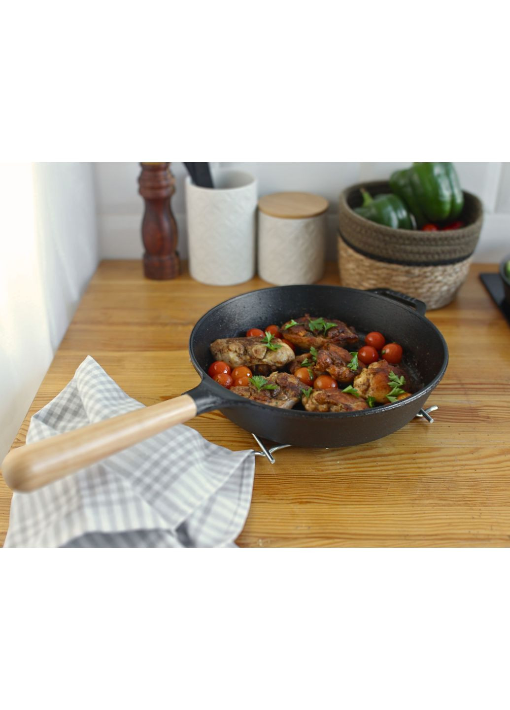 Сковорода чавунна NEXT 240 х 47 мм Brizoll (362215052)