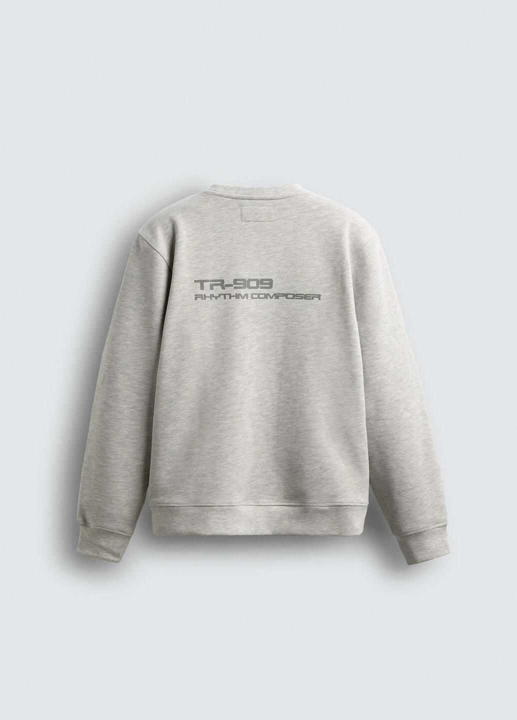 Світло-сірий світшот Zara напис (362699111)