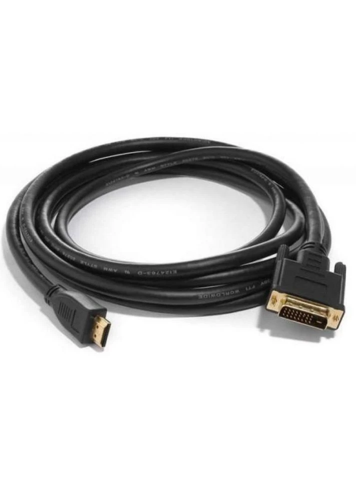 Кабель мультимедийный HDMI to DVI 24+1 3.0m (m19385) Atcom HDMI M to DVI M 3.0m 24+1pin (377784913)