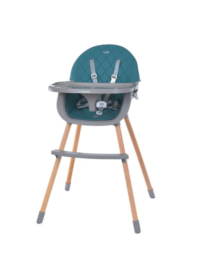Стільчик для годування LUMI ME 1111 Teal екошкіра El Camino (330636716)