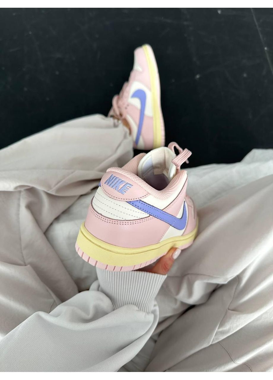 КРОССОВКИ ЖЕНСКИЕ NIKE SB DUNK LOW PINK OXFORD НАЙК СБ ДАНК No Brand розовые демисезоны (367167625)