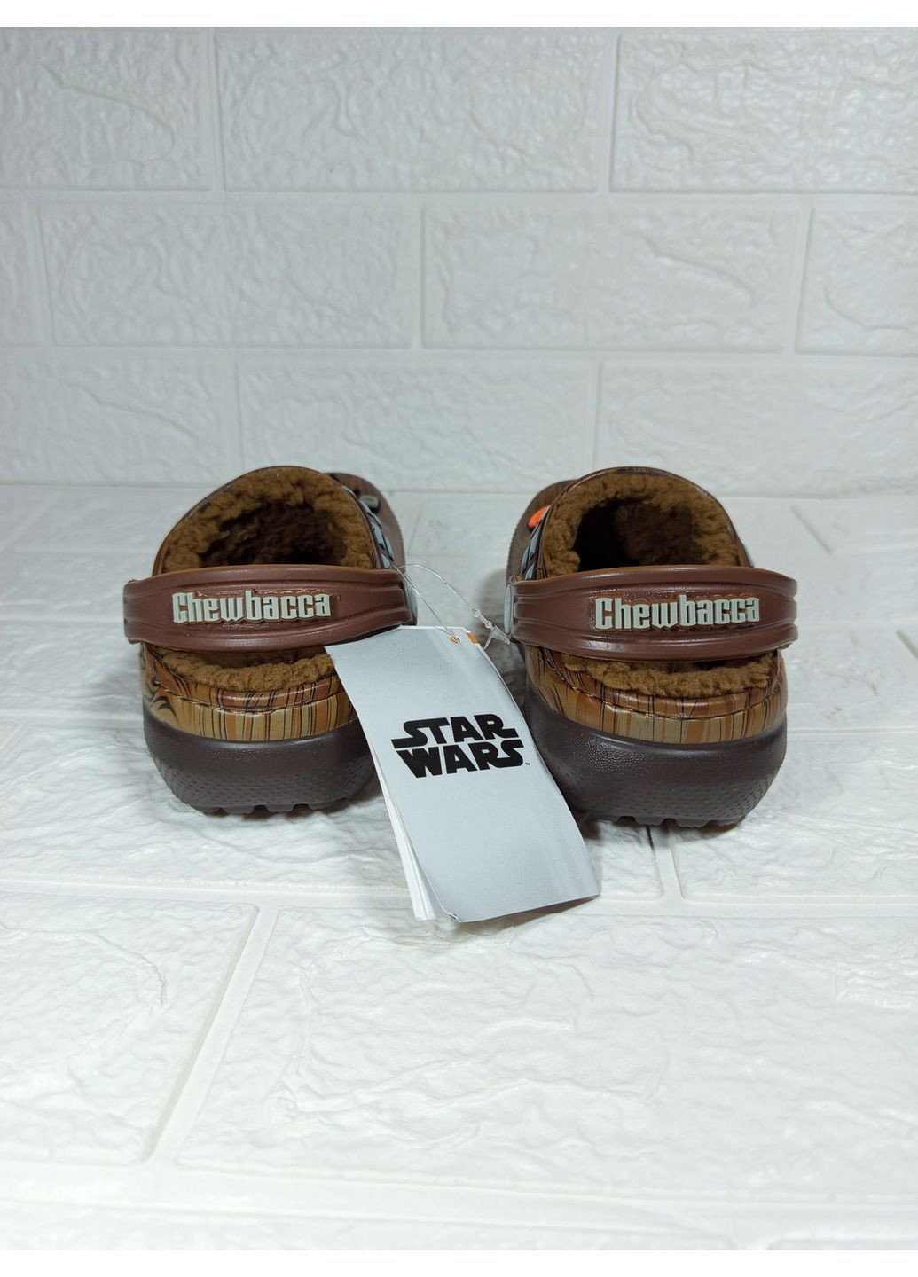 сабо Star Wars Classic Lined Clog Kids Chewbacca на хутряній підкладці Crocs (372512033)