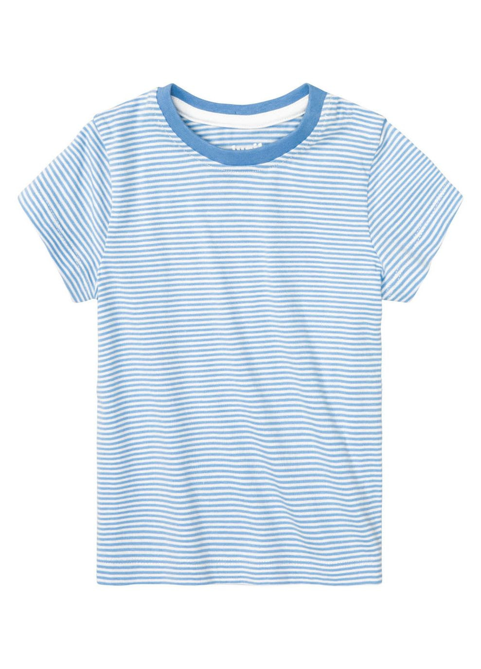 Блакитна демісезонна футболка бавовняна для хлопчика 396769 блакитний Lupilu