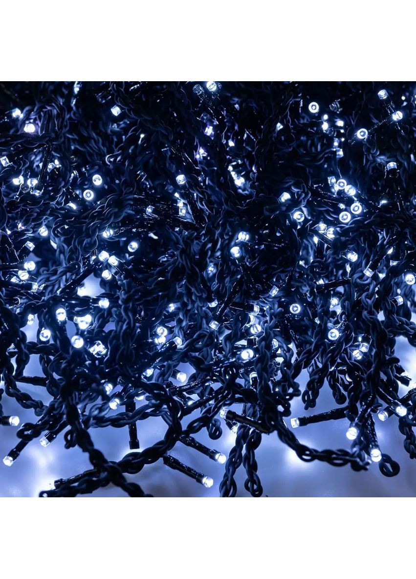 Вулична гірлянда Бахрома 50 м 840 LED чорний провід Білий 50MBW Jooki (366037835)