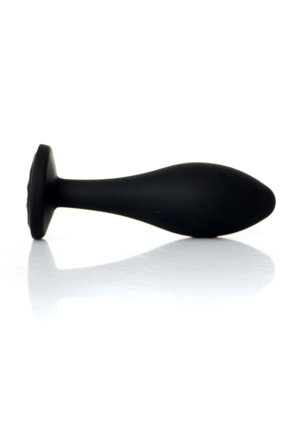 Анальная пробка Jewellery Silicone Black Plug L Clear BOYS of TOYS (395803768)