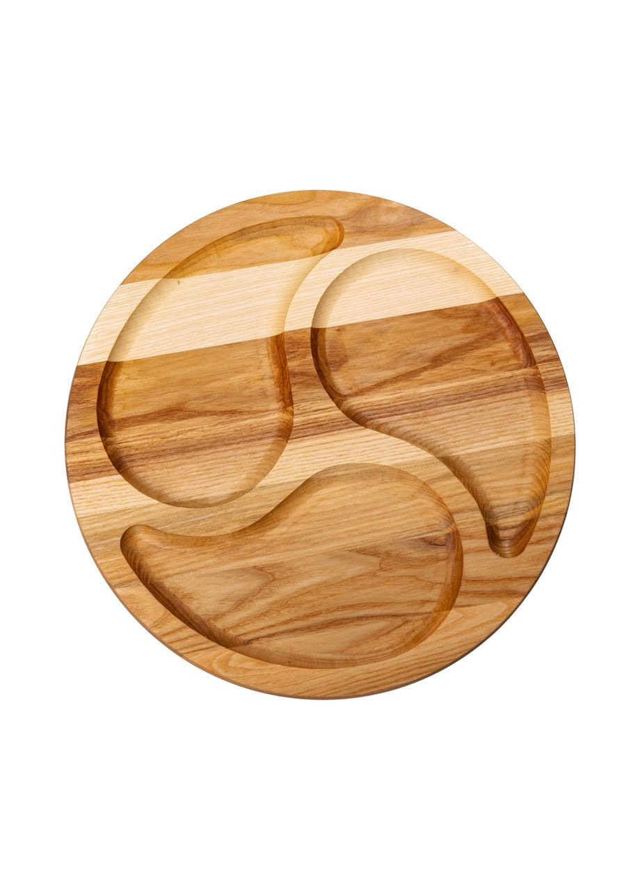 Менажница деревянная 3 секции 25 см, ясень LUGI (332211657)