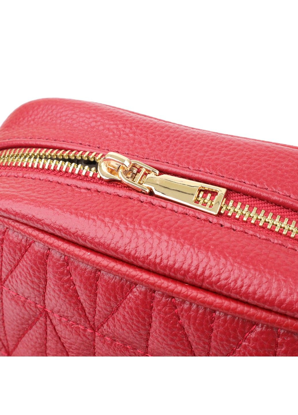 Яскрава жіноча сумка на кожен день із натуральної шкіри 22903 Червоний Vintage (356452089)