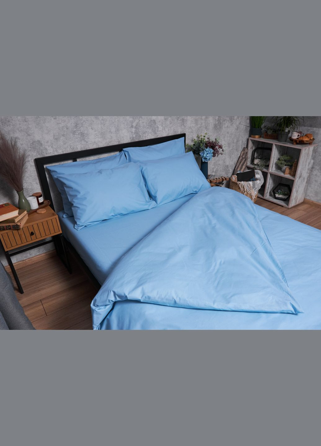 Комплект постельного белья Бязь Gold Люкс полуторный 143х210 наволочки 2х50х70 (MS-820003061) Moon&Star Nordic (288044197)