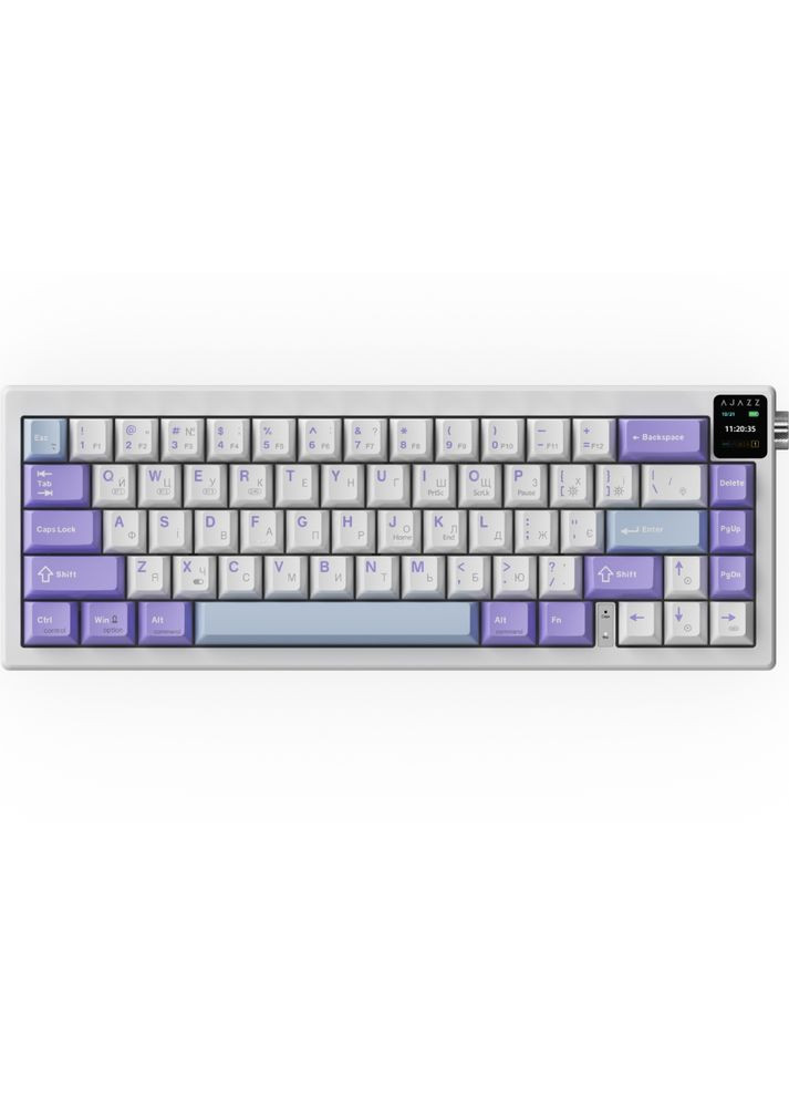 Клавіатура AK650 Flying Fish Switch Purple (AK650-FF-PWB) Ajazz (323132873)