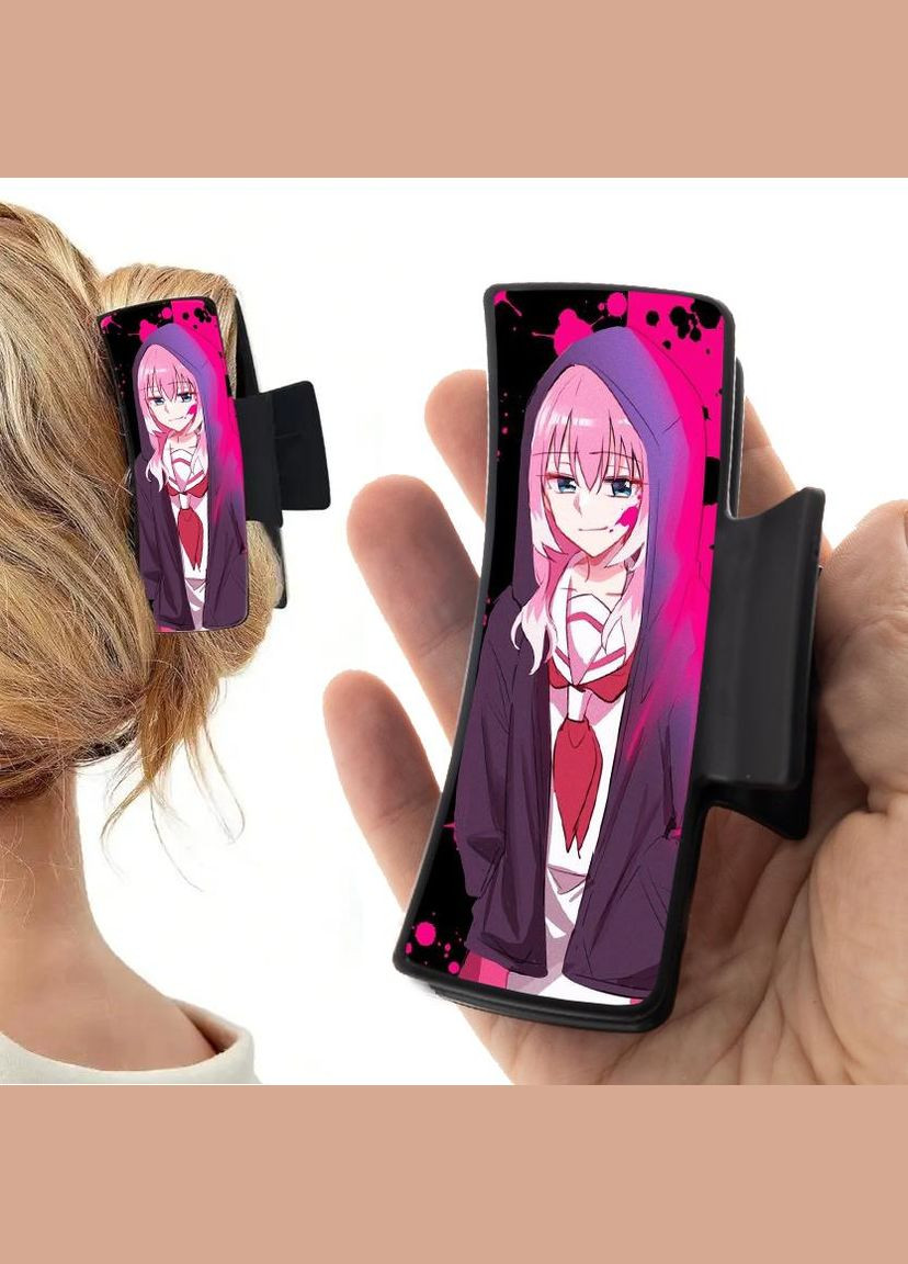 Заколка крабик для волос Аниме Бездарная Нана #0010 черный No Brand (315631106)