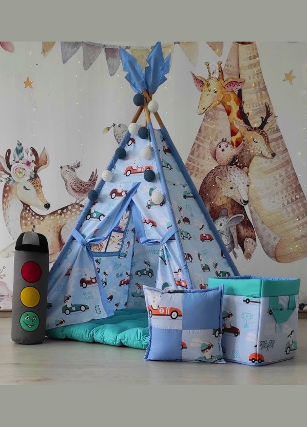 Вігвам Веселі перегони БОН БОН + кошик для іграшок Повний комплект! No Brand (316256925)