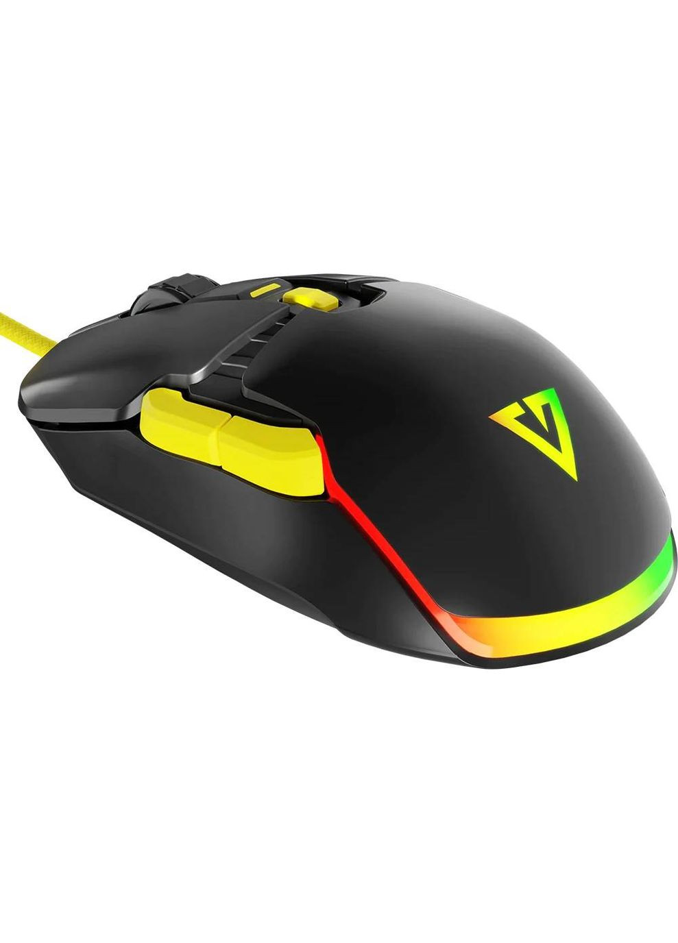 Мишка Jager Volcano, ігрова, 12400dpi., 7кн.,RGB, Hot-Swap, custom., чорна Modecom (314778083)