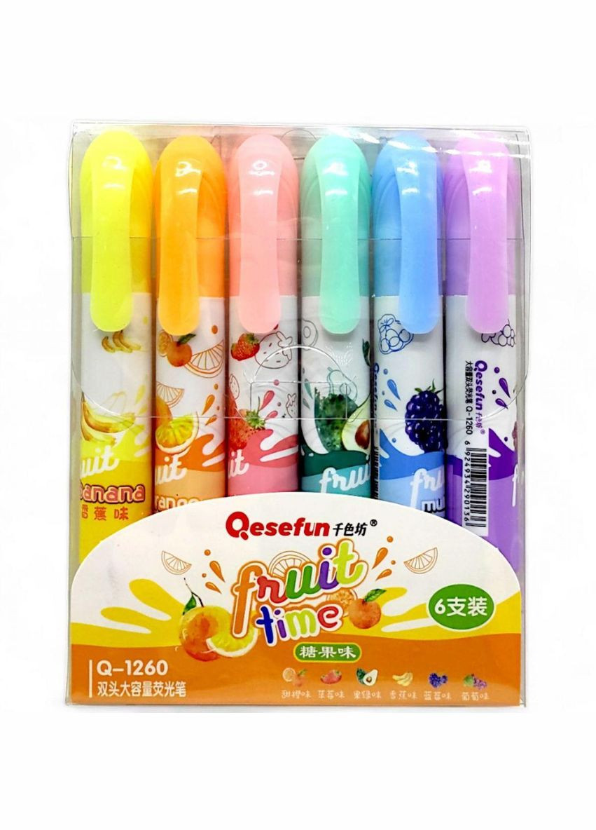 Набір двосторонніх маркерів (6 кольорів із запахом) (CE150410) MIC (362426889)