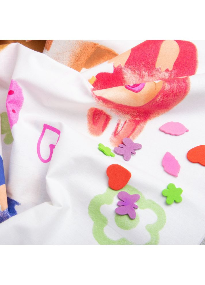 Тканина бязь ранфорс для постільної білизни, бавовна, 130 г/м2, 240 см 25071765/4 Лабубу біла IDEIA (371813758)