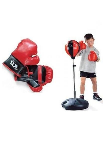 Дитячий боксерський набір на стійці з рукавичками, дитяча боксерська груша для дому з рукавицями Profi (361669317)