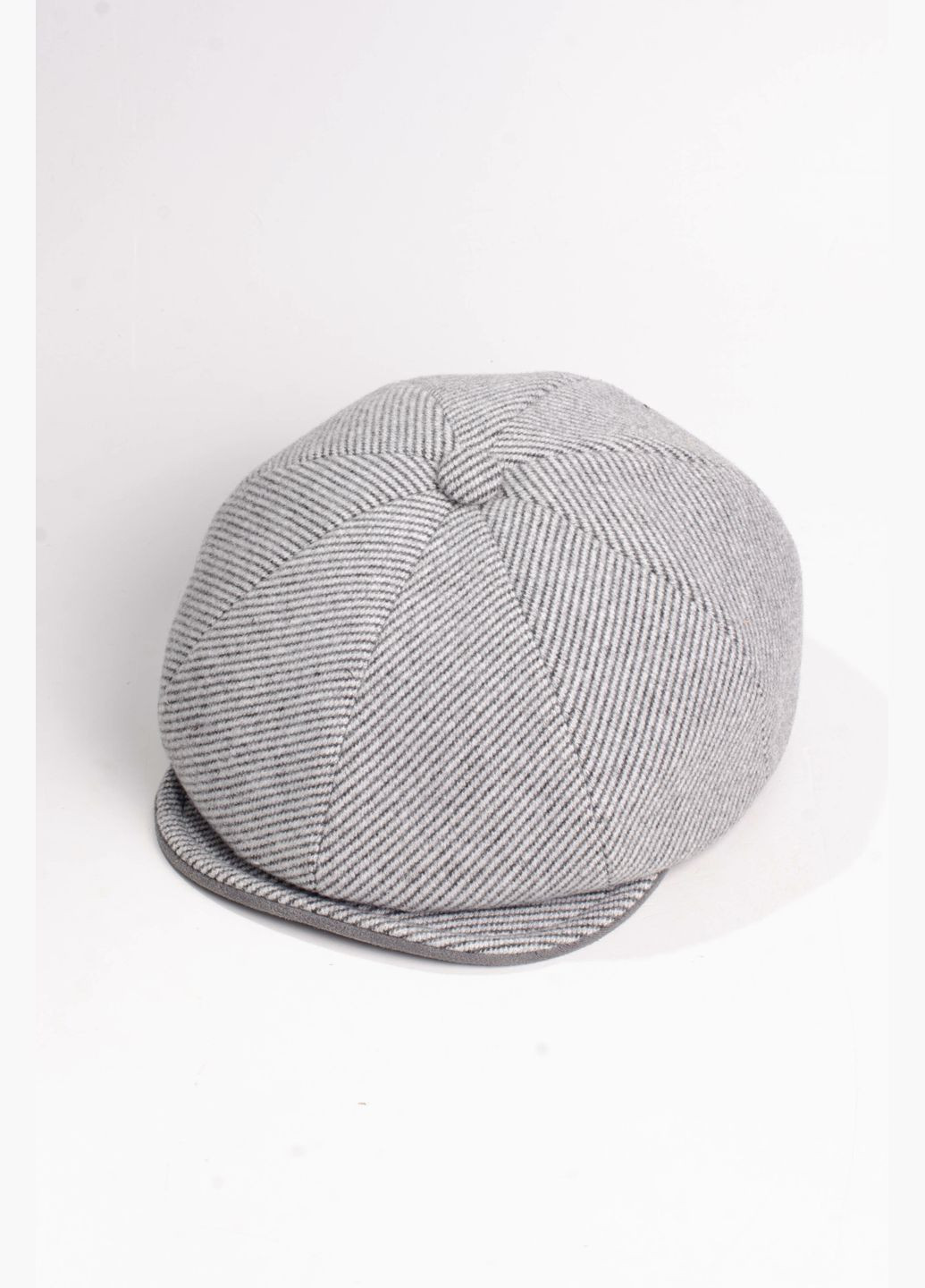 Кепка мужская 8-кл кашемир диагональ (Светло-серый). Kent&aver 14018 (311505786)