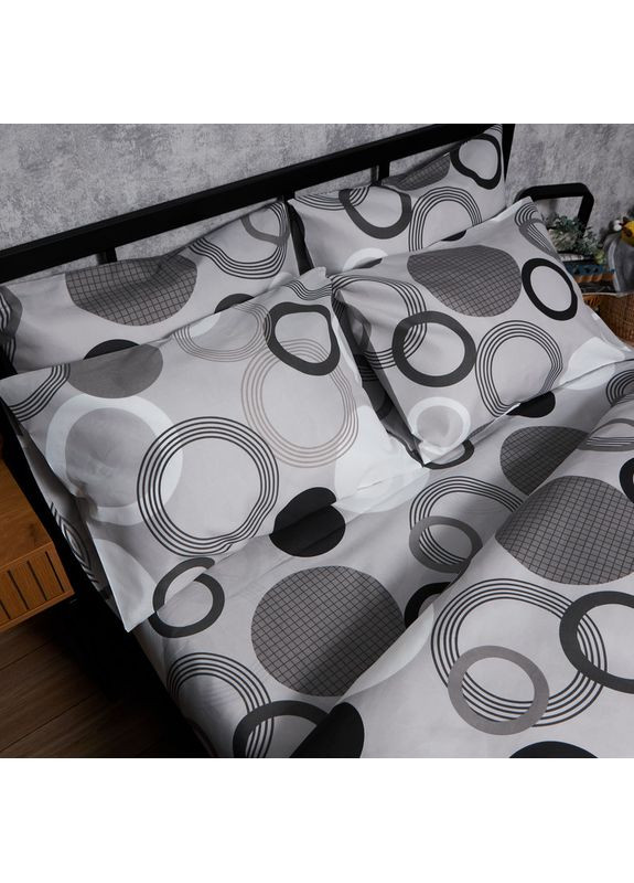 Комплект постельного белья Микросатин Premium «» King Size 220x240 наволочки 2х40х60 (MS-820007980) Moon&Star Orbit Elegance (356113076)