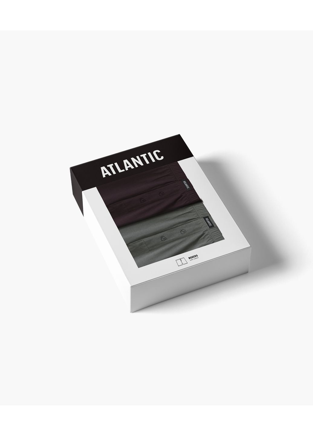 Труси чоловічі (2 шт) боксери Atlantic 2MBX-054 (363319523)