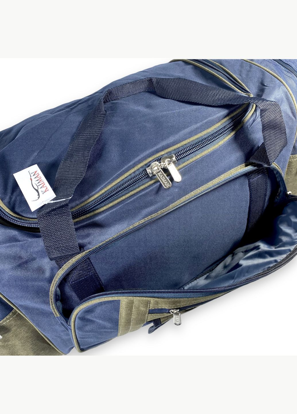 Дорожня сумка одне відділення бокові кишені фронтальні кишені розмір: 70*35*32см синяхакі Kaiman (266912179)